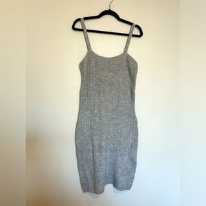 House of Harlow Cashmere Dress, Gray, Size M